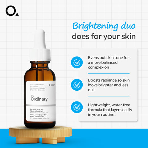 Ascorbic Acid 8% + Alpha Arbutin 2%